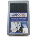 Sea Dog 302110006BK-1 0.37 in. x 6 ft. Double Braided Fender Lines - Black 3004.499